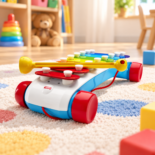 Classic Pull-Along Xylophone for Toddlers