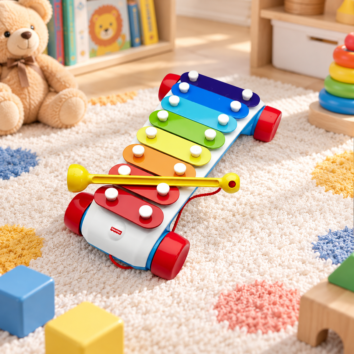 Classic Pull-Along Xylophone for Toddlers