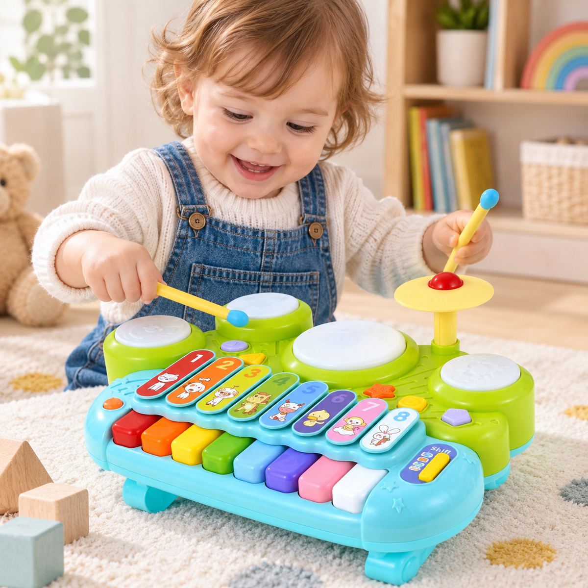 3-in-1 Musical Activity Toy for Toddlers