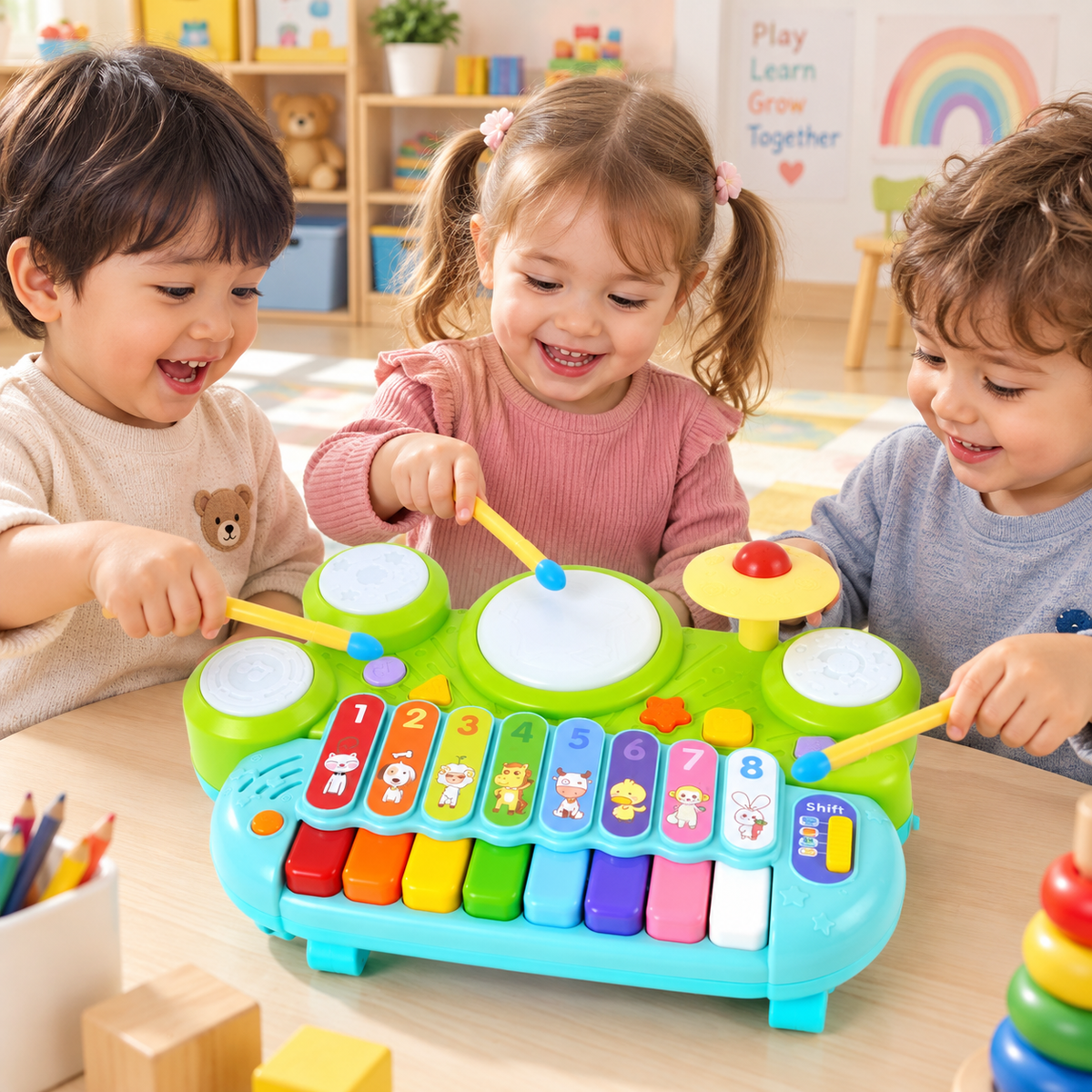 3-in-1 Musical Activity Toy for Toddlers