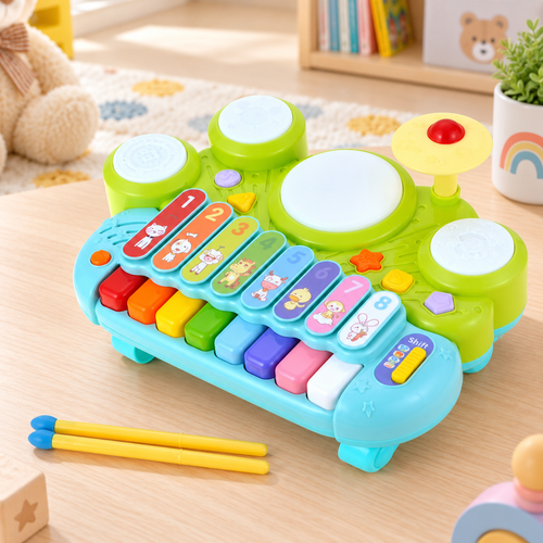 3-in-1 Musical Activity Toy for Toddlers