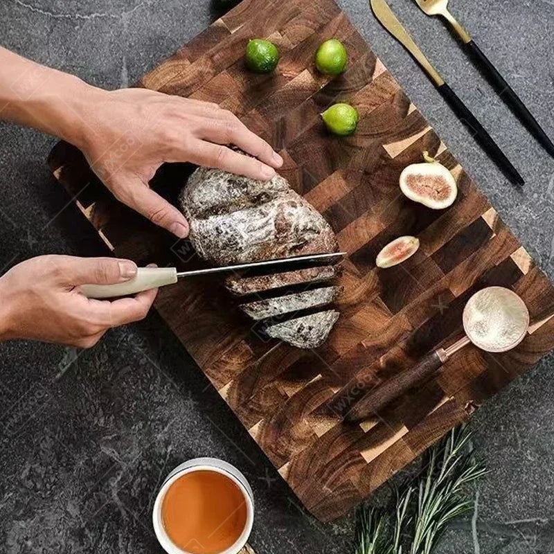 Acacia Checkerboard Cutting Board