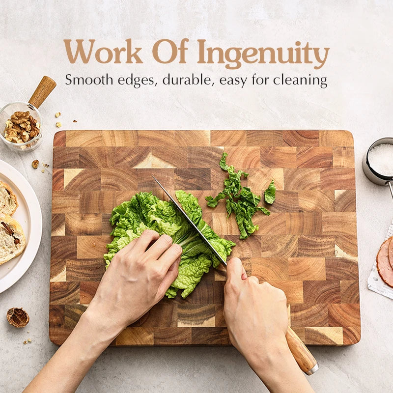 Acacia Drainage Cutting Board