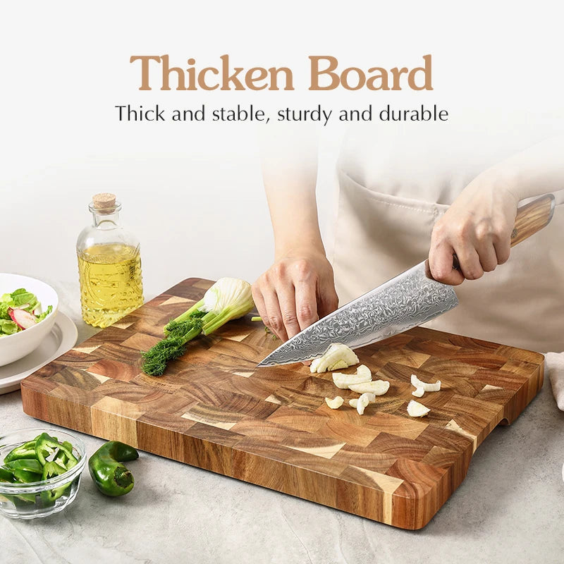 Acacia Drainage Cutting Board