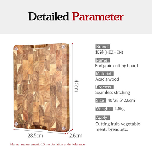 Acacia Drainage Cutting Board