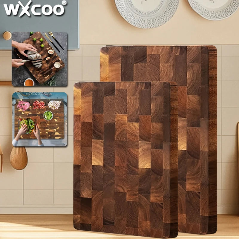 Acacia Checkerboard Cutting Board