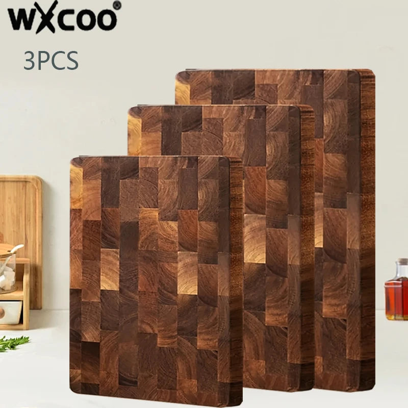 Acacia Checkerboard Cutting Board